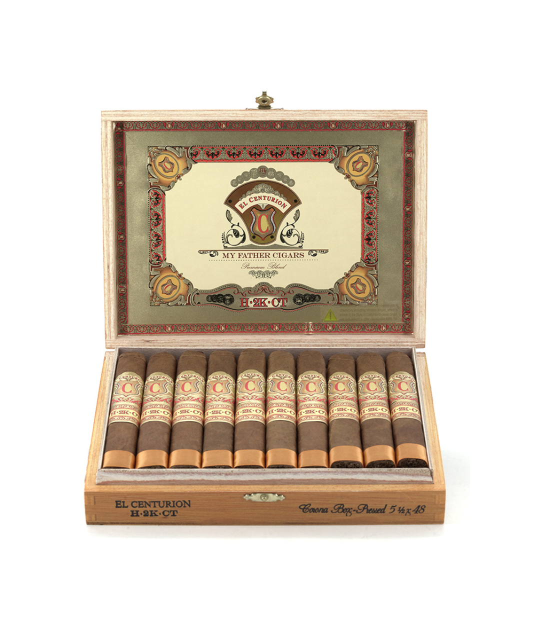 My Father El Centurion H2K-CT - Corona Box Pressed Cigar Box View 2 from AuCigars, premium Cuban cigar