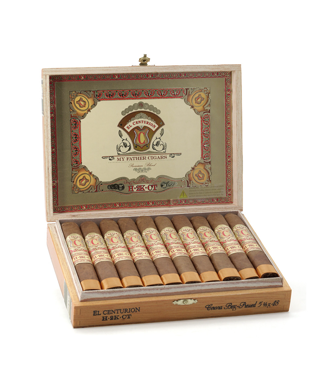 My Father El Centurion H2K-CT - Corona Box Pressed Cigar Box of 20 close-up from AuCigars, premium Cuban cigar