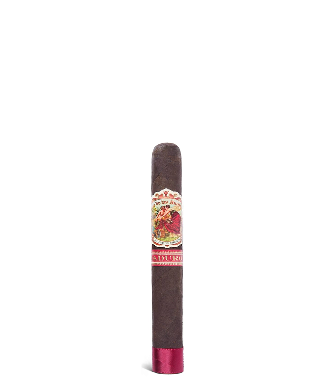 My Father Flor De Las Antillas Maduro Corona Cigar close-up from AuCigars, premium Cuban cigar