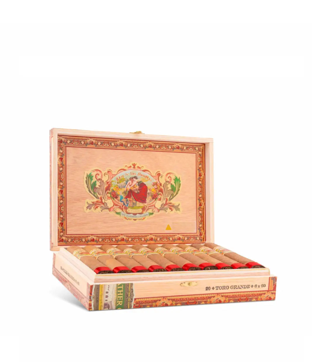 My Father Flor De Las Antillas Toro Grande Cigar Box of 20 close-up from AuCigars, premium Cuban cigar