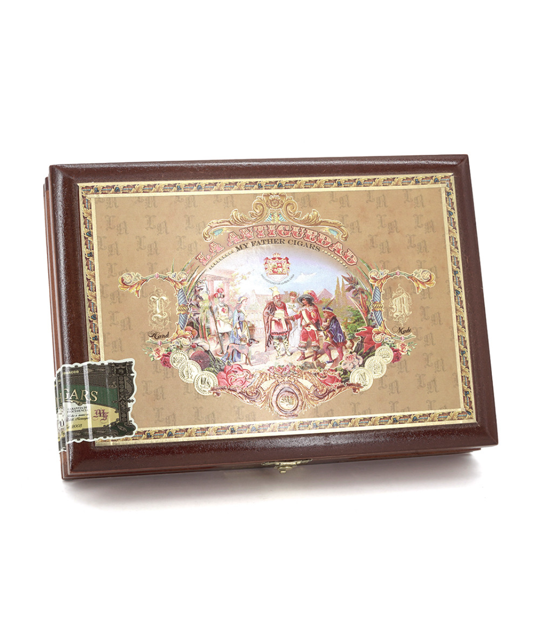 My Father La Antiguedad Robusto Cigar Box View 3 from AuCigars, premium Cuban cigar