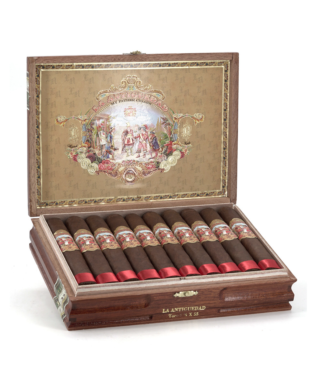 My Father La Antiguedad Toro Cigar Box of 20 close-up from AuCigars, premium Cuban cigar