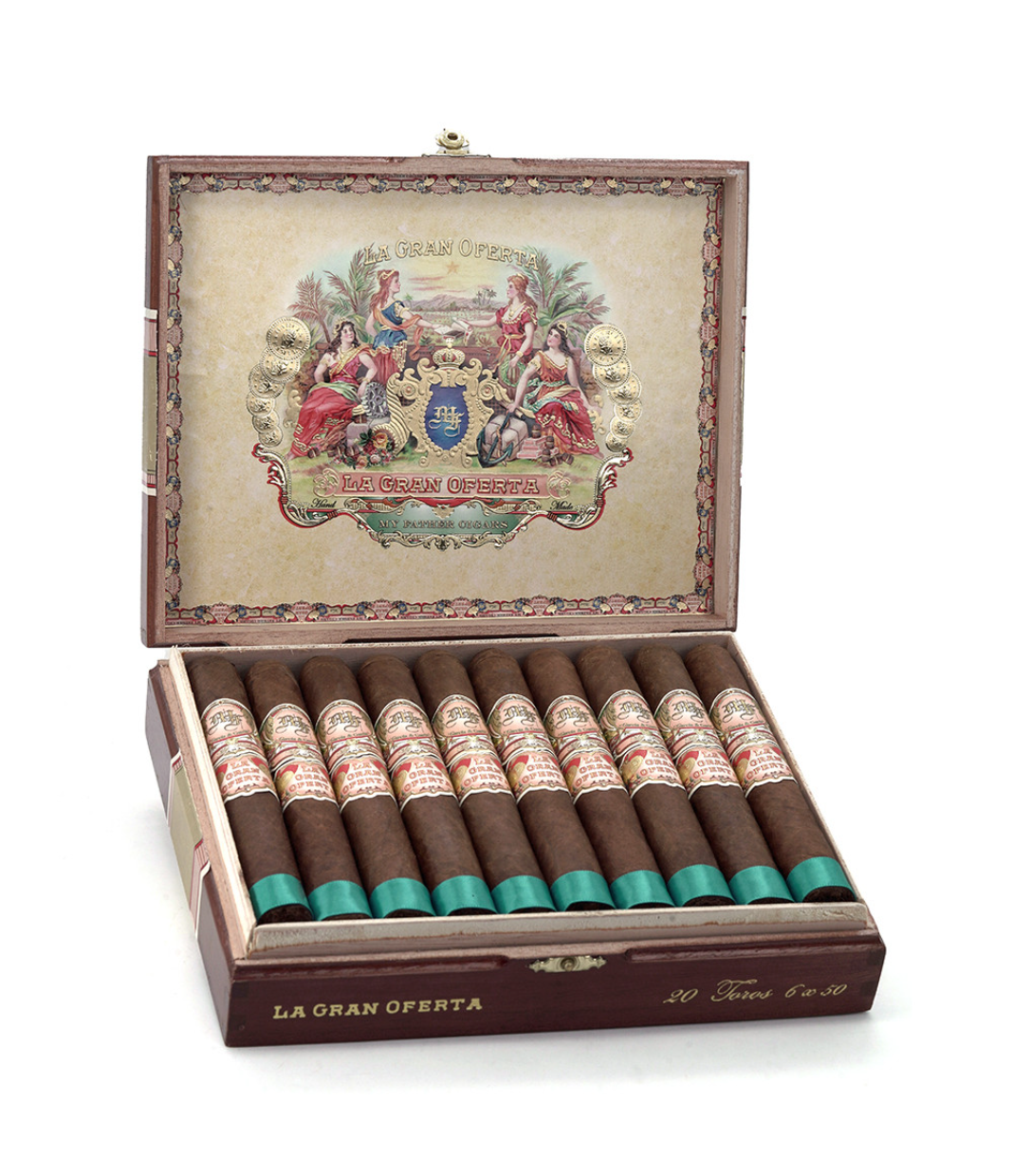 My Father La Gran Oferta Toro Cigar Box of 20 close-up from AuCigars, premium Cuban cigar