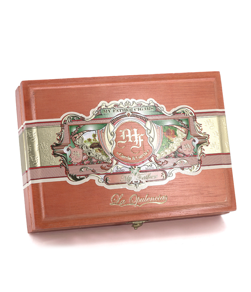 My Father La Opulencia Box Pressed Robusto Cigar Box View 3 from AuCigars, premium Cuban cigar