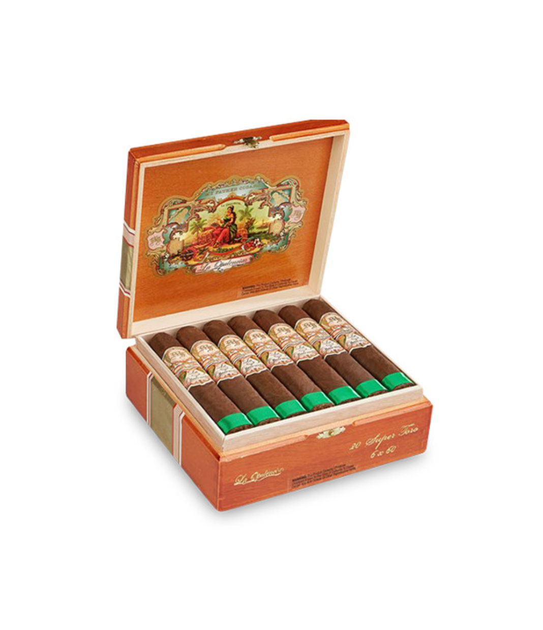 My Father La Opulencia Super Toro Cigar Box of 20 close-up from AuCigars, premium Cuban cigar