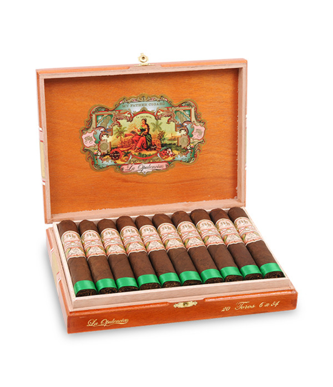 My Father La Opulencia Toro Cigar Box of 20 close-up from AuCigars, premium Cuban cigar