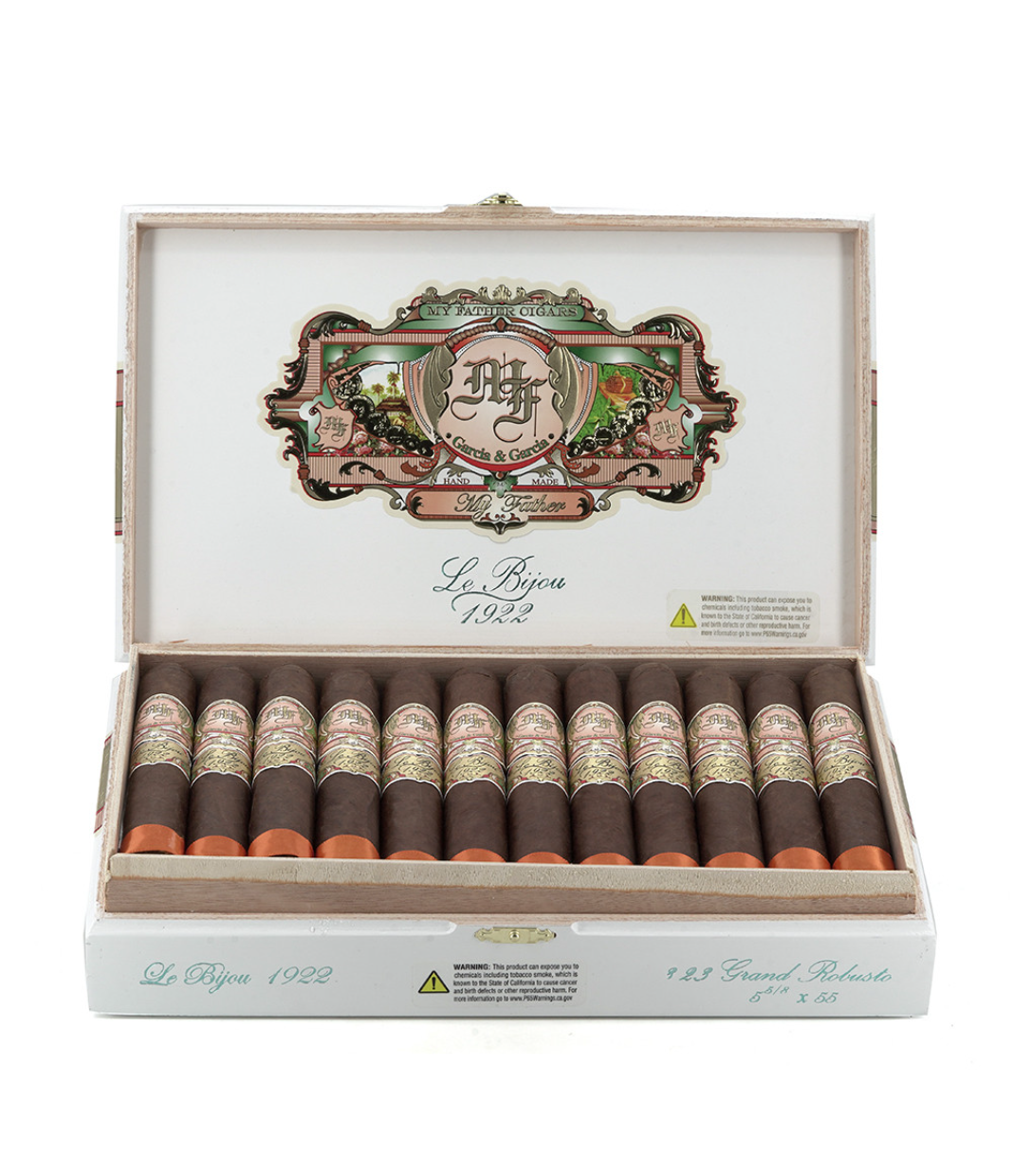 My Father Le Bijou 1922 Grand Robusto Cigar Box View 2 from AuCigars, premium Cuban cigar