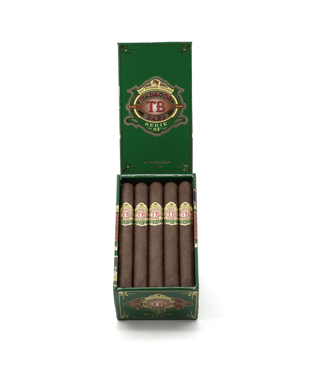 My Father Tabacos Baez Serie SF Corona Cigar Box View 2 from AuCigars, premium Cuban cigar
