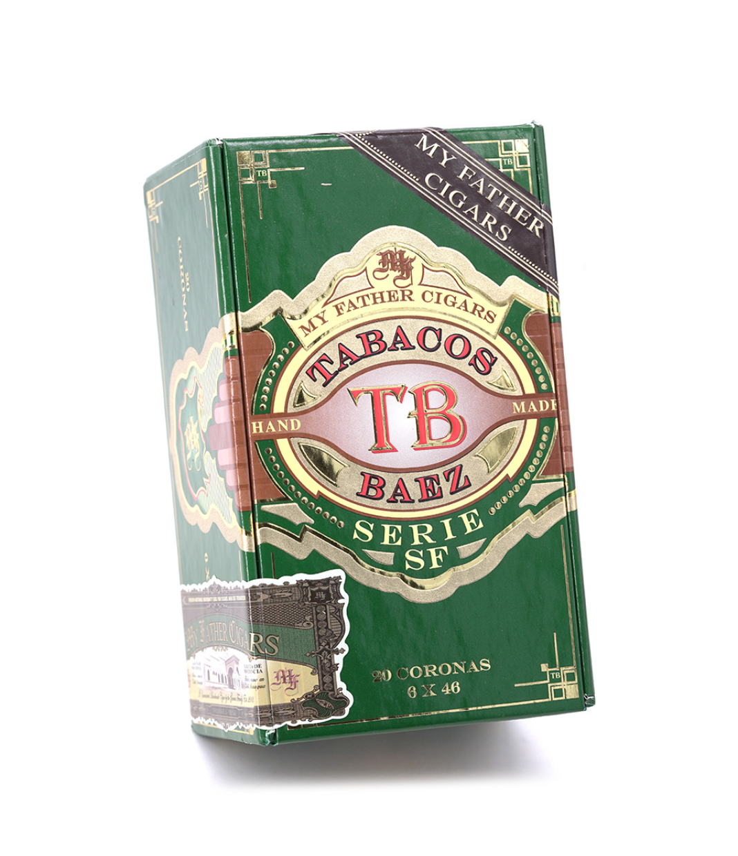 My Father Tabacos Baez Serie SF Robusto Cigar Box View 3 from AuCigars, premium Cuban cigar