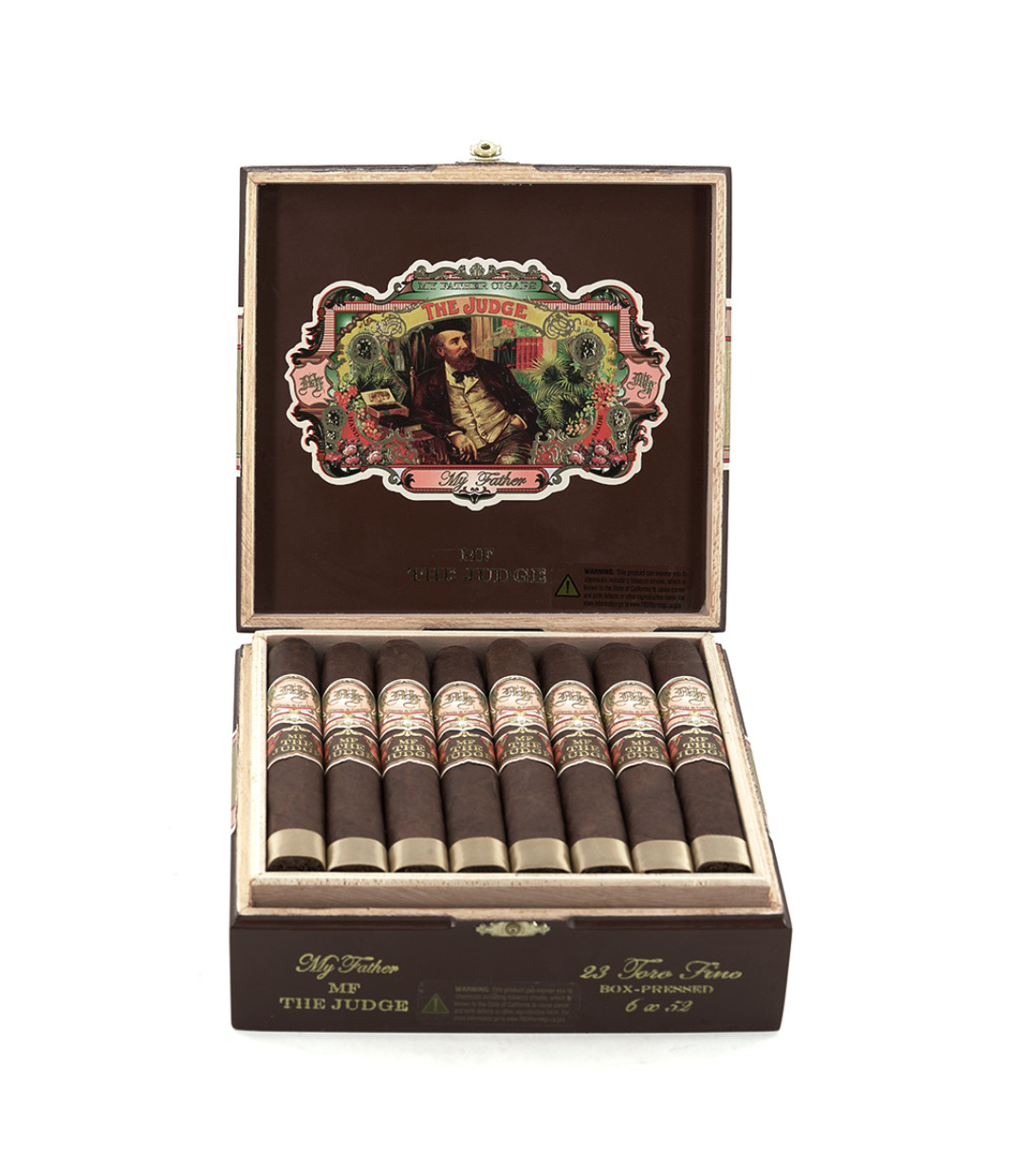 My Father The Judge Toro Fino Cigar Box View 2 from AuCigars, premium Cuban cigar