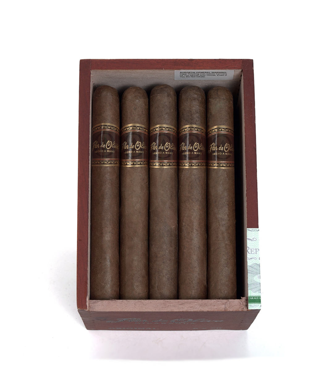 Oliva Flor De Oliva Toro Cigar Box View 2 from AuCigars, premium Cuban cigar