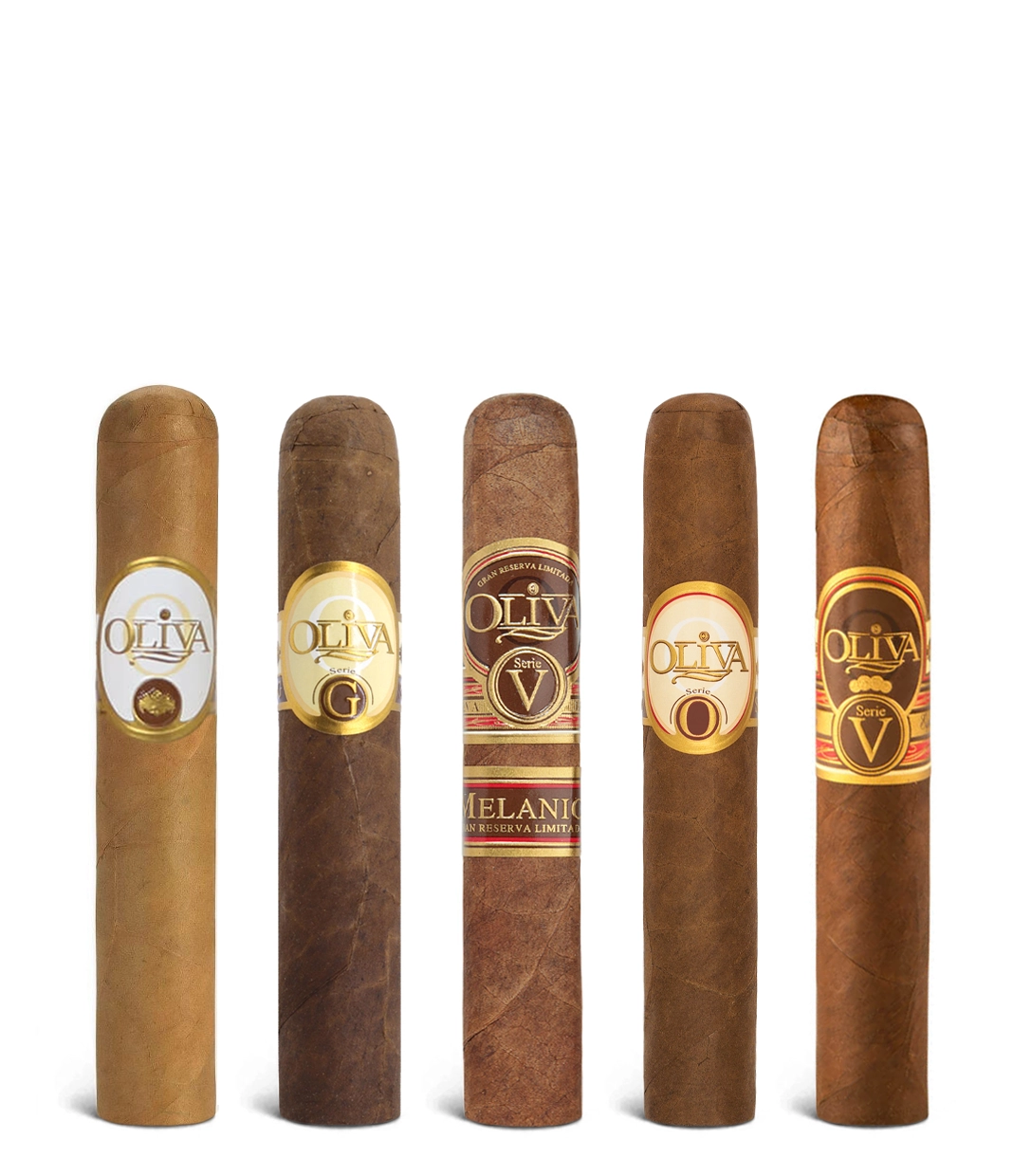 Oliva International Robusto Variety Cigar close-up from AuCigars, premium Cuban cigar