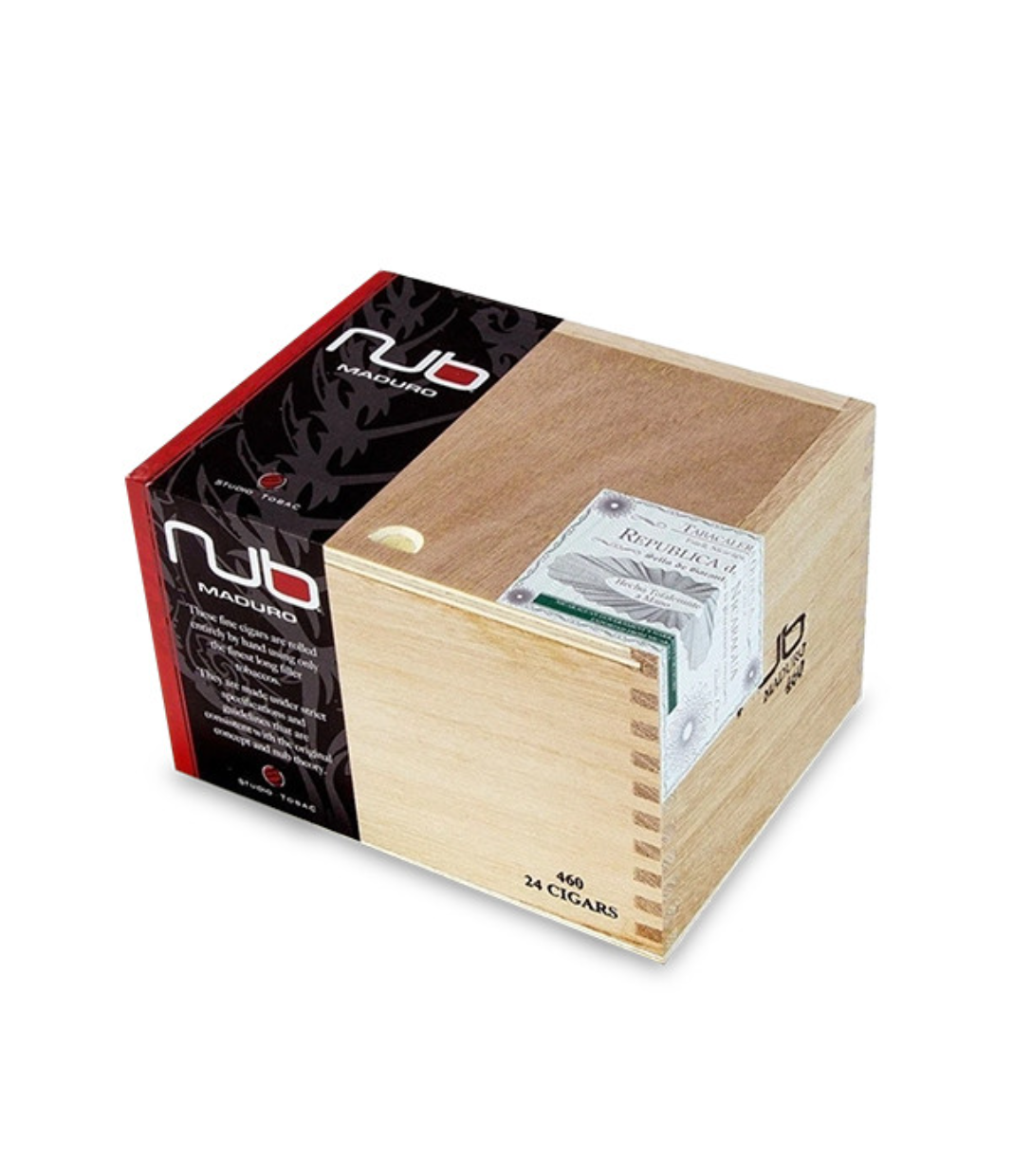 Oliva Nub 460 Maduro Cigar Box View 2 from AuCigars, premium Cuban cigar
