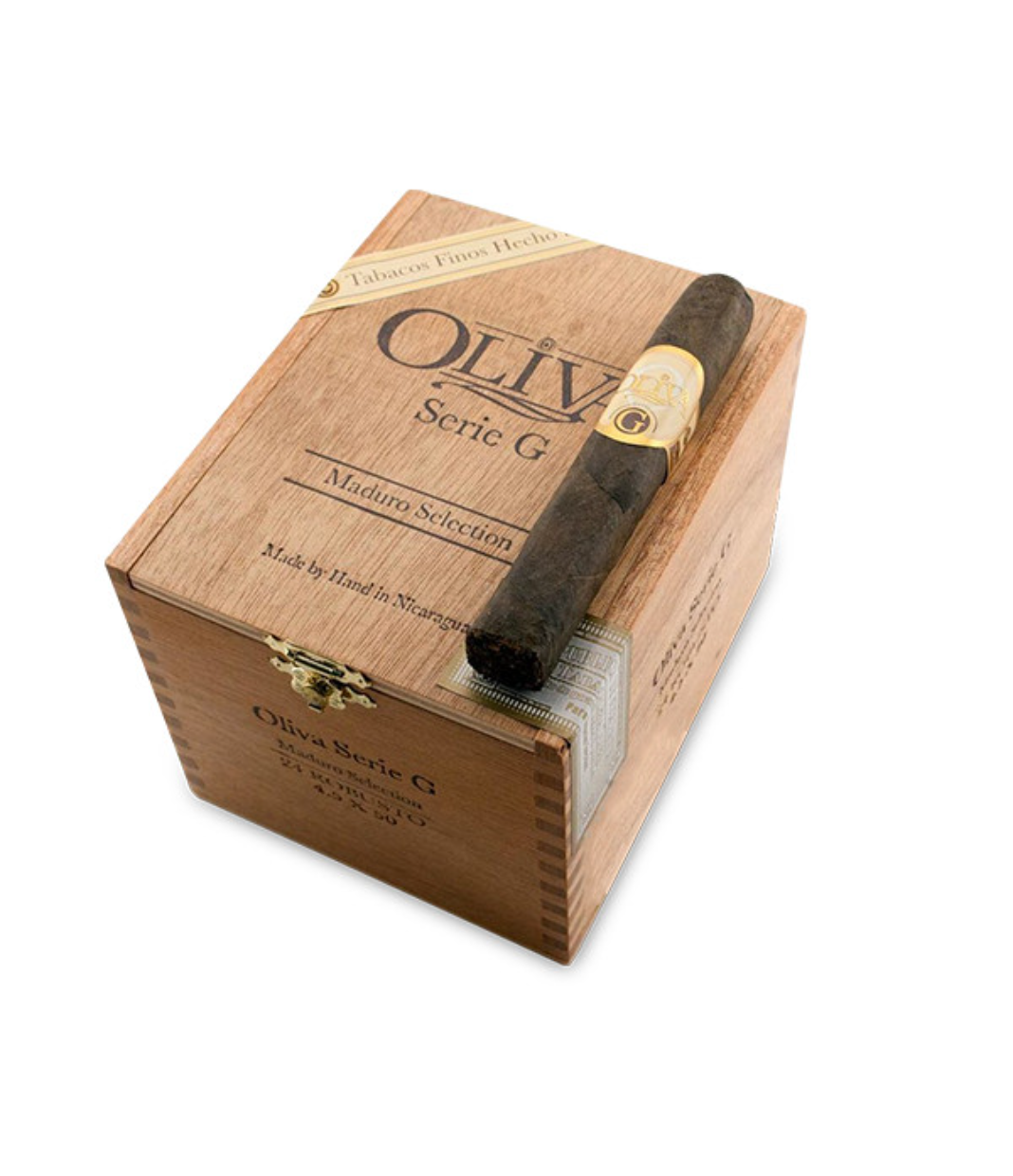 Oliva Serie G Maduro Robusto Cigar Box View 3 from AuCigars, premium Cuban cigar