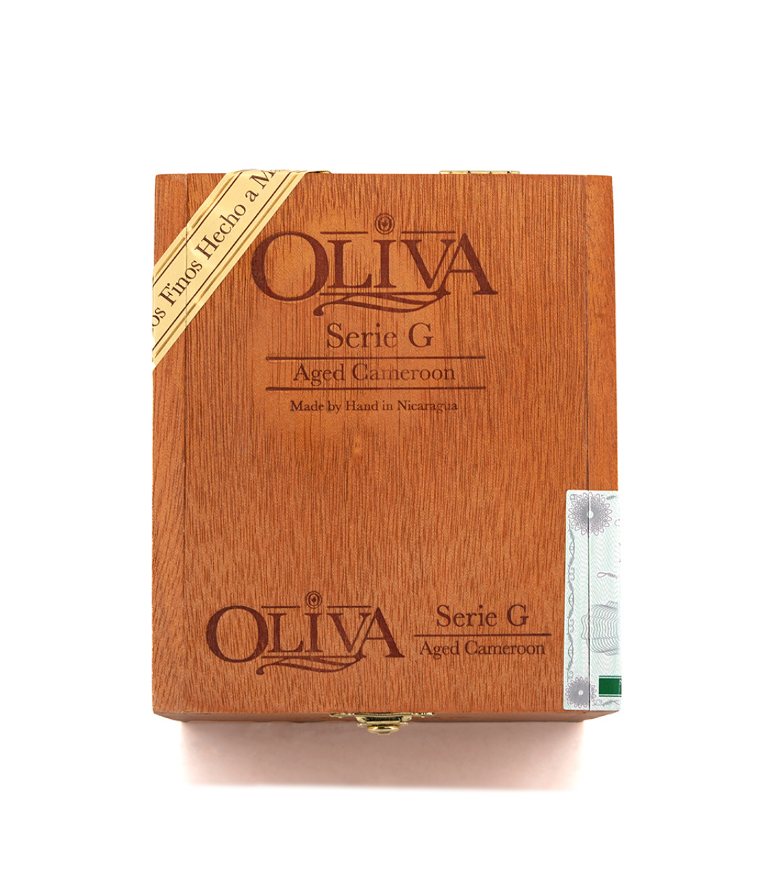 Oliva Serie G Robusto Round Cigar Box View 4 from AuCigars, premium Cuban cigar