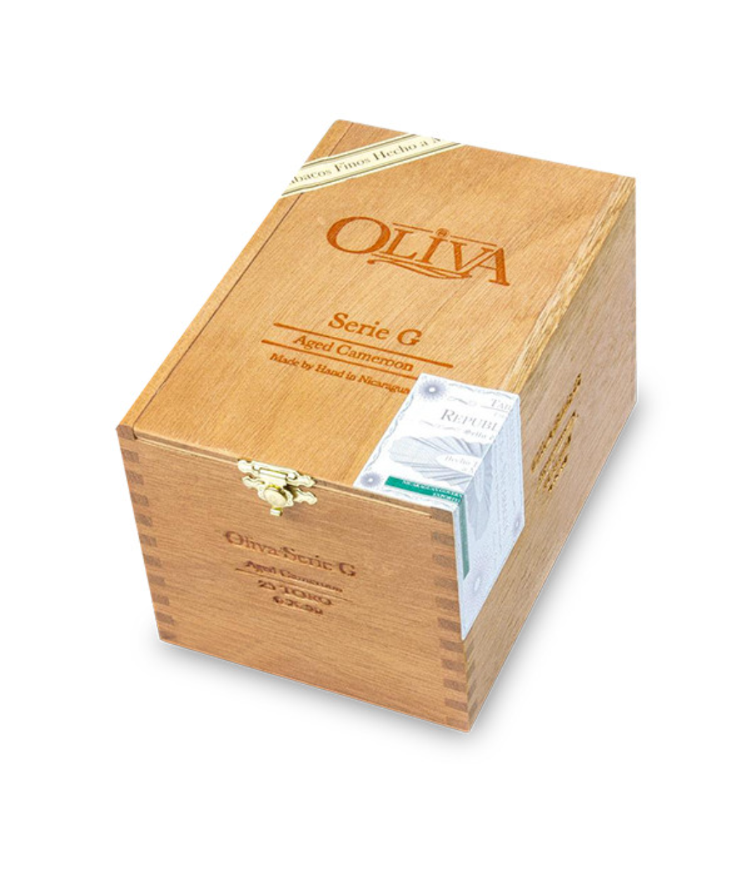 Oliva Serie G Toro Cigar Box View 2 from AuCigars, premium Cuban cigar
