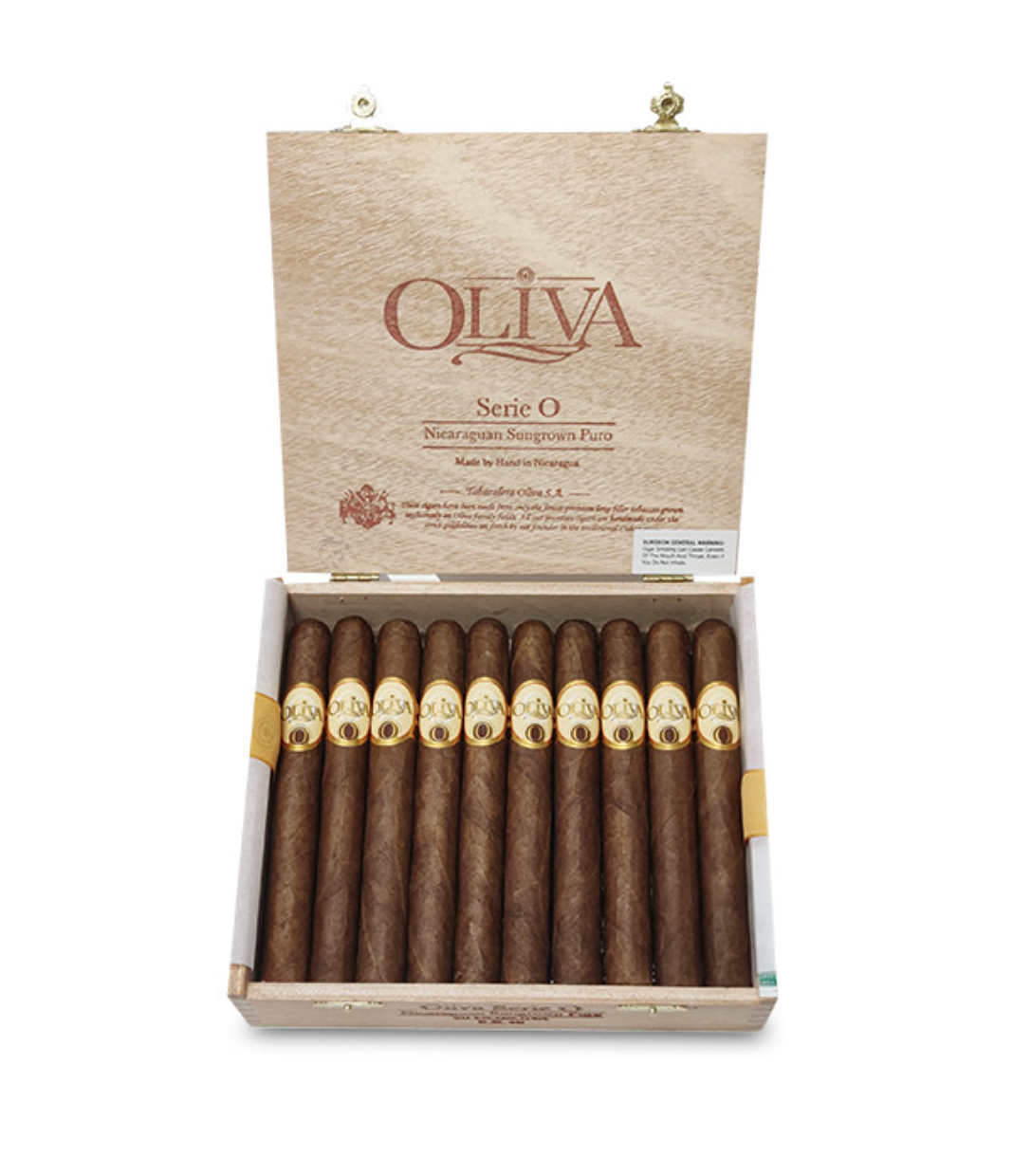 Oliva Serie O Corona Cigar Box of 20 close-up from AuCigars, premium Cuban cigar