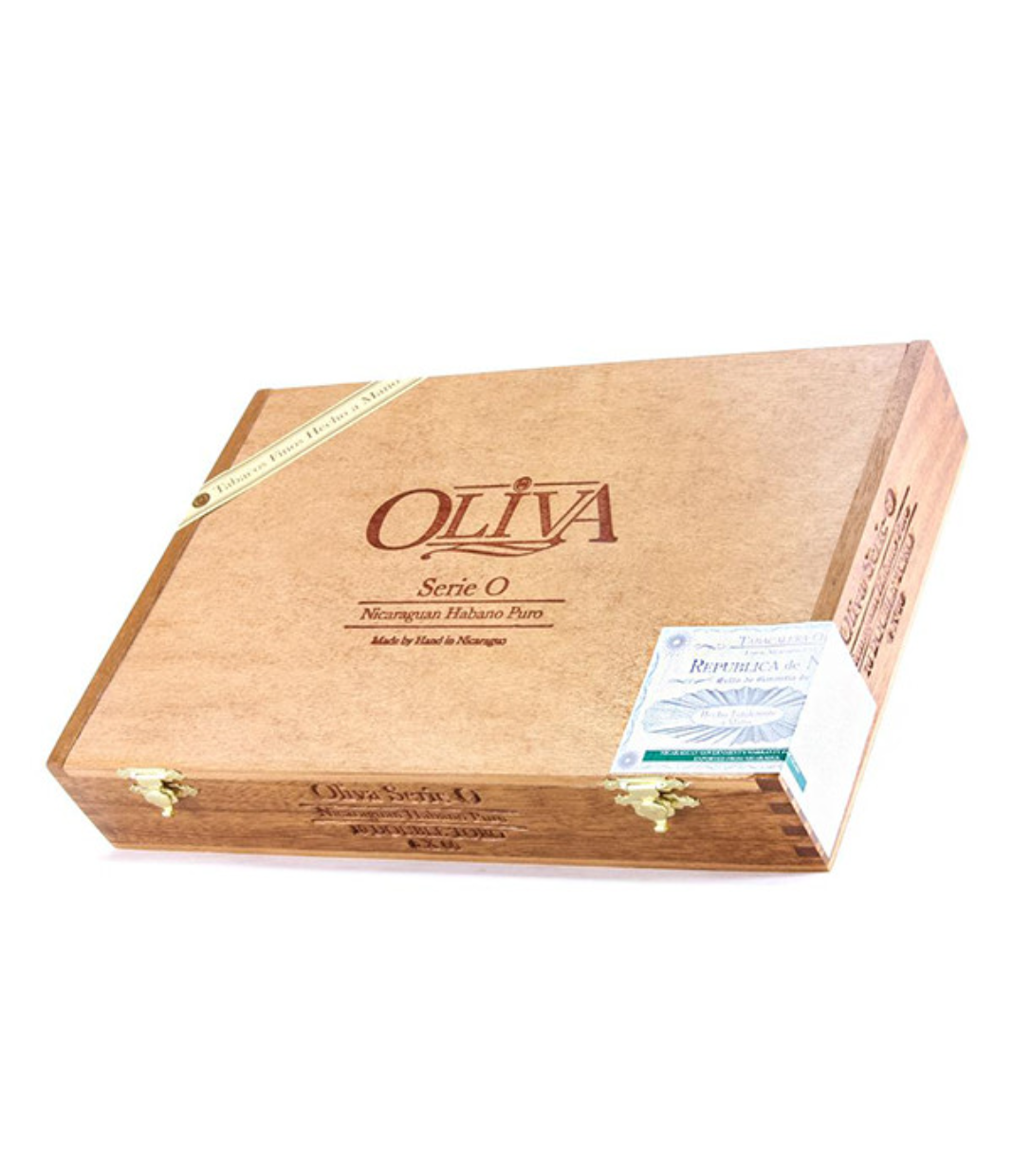 Oliva Serie O Double Toro Cigar Box View 2 from AuCigars, premium Cuban cigar