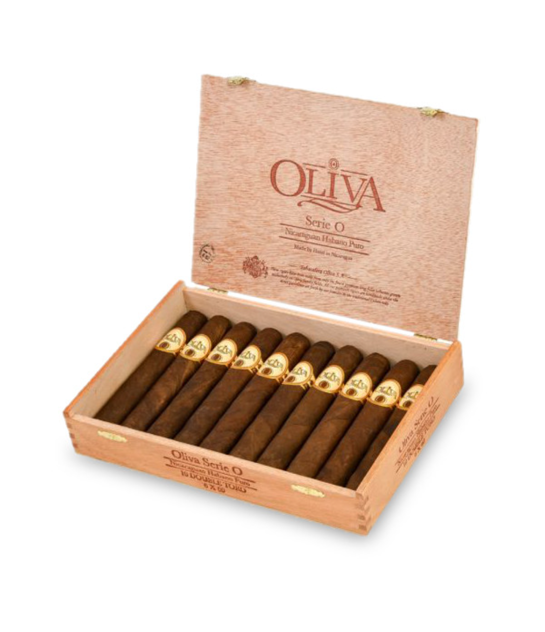 Oliva Serie O Double Toro Cigar Box of 10 close-up from AuCigars, premium Cuban cigar