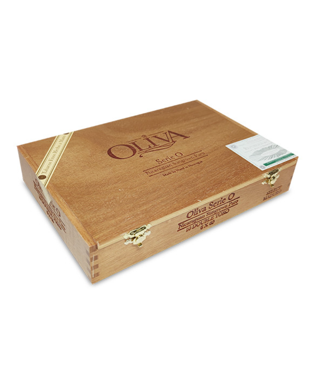 Oliva Serie O Maduro Double Toro Cigar Box View 2 from AuCigars, premium Cuban cigar