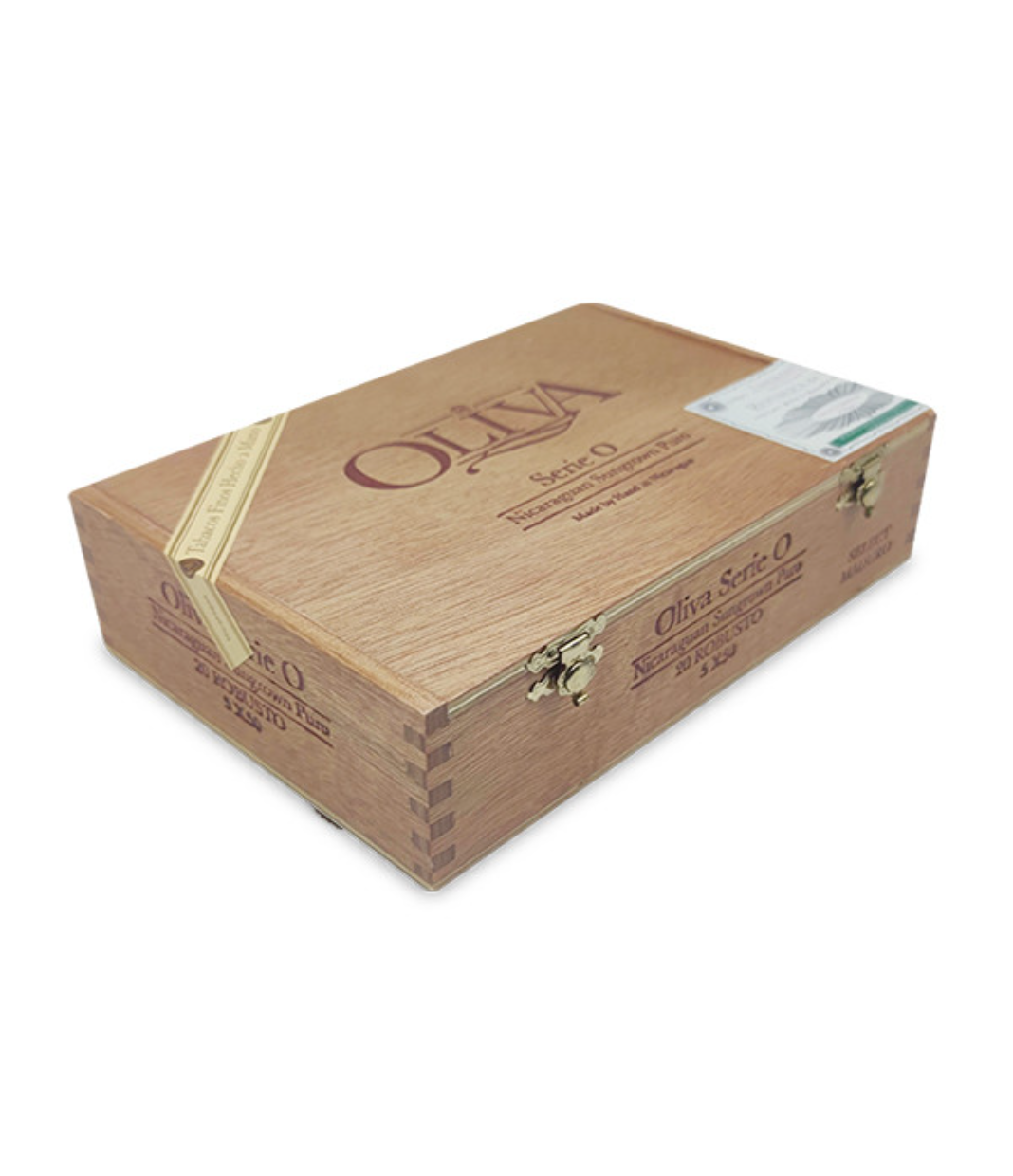 Oliva Serie O Maduro Robusto Cigar Box View 2 from AuCigars, premium Cuban cigar