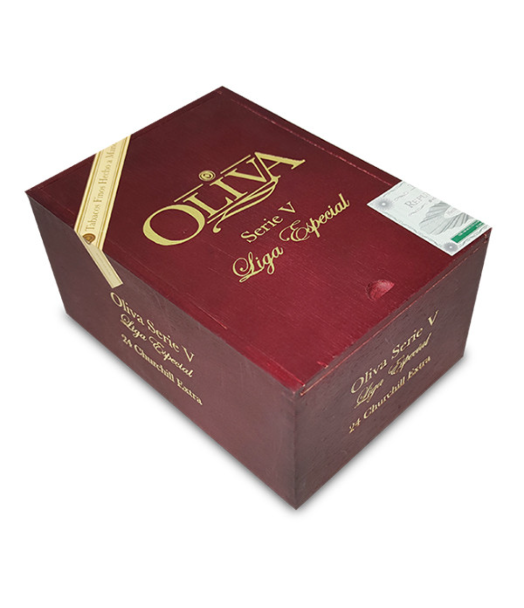 Oliva Serie V Churchill Extra Cigar Box View 2 from AuCigars, premium Cuban cigar