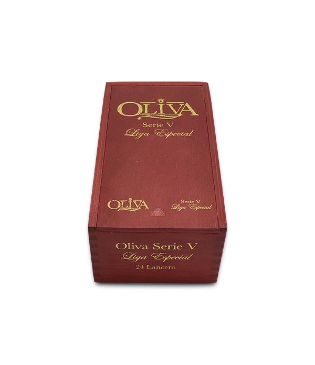 Oliva Serie V Lancero Cigar Box View 2 from AuCigars, premium Cuban cigar