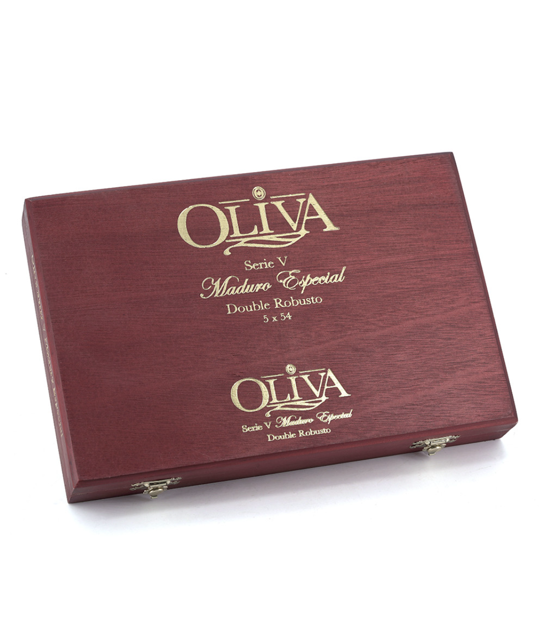 Oliva Serie V Maduro Double Robusto Cigar Box View 3 from AuCigars, premium Cuban cigar