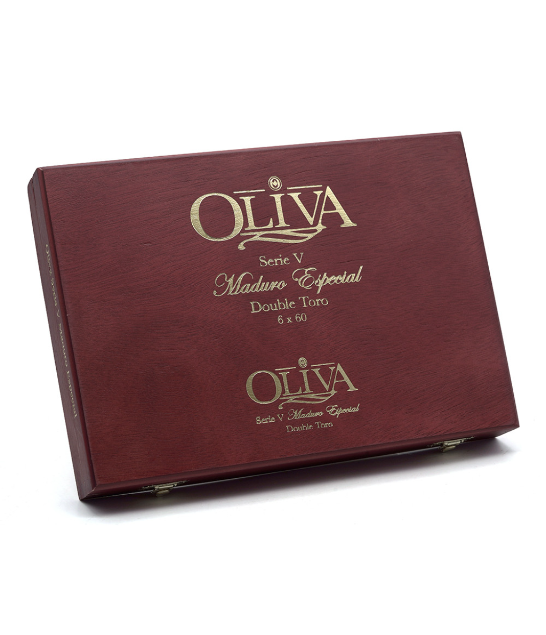 Oliva Serie V Maduro Double Toro Cigar Box View 3 from AuCigars, premium Cuban cigar