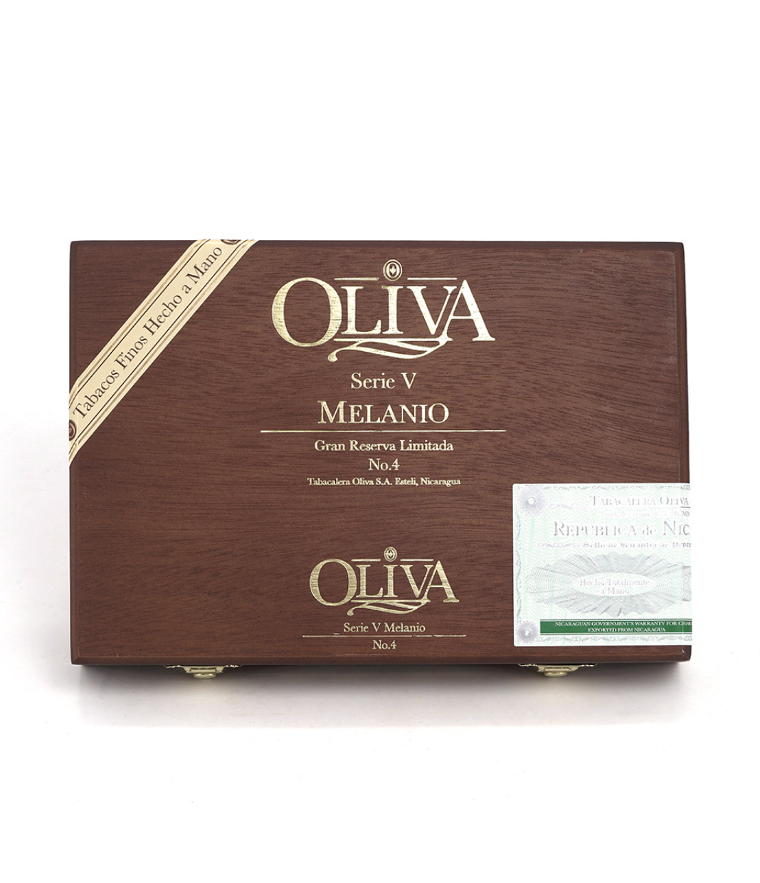 Oliva Serie V Melanio Petit Corona No.4 Cigar Box View 4 from AuCigars, premium Cuban cigar