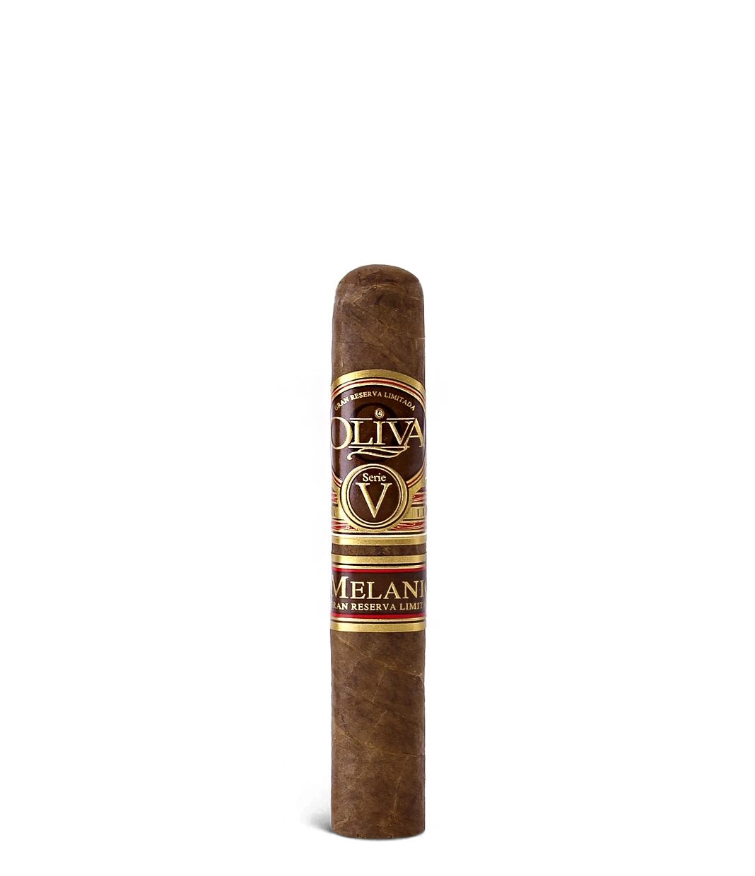 Oliva Serie V Melanio Petit Corona No.4 Cigar close-up from AuCigars, premium Cuban cigar