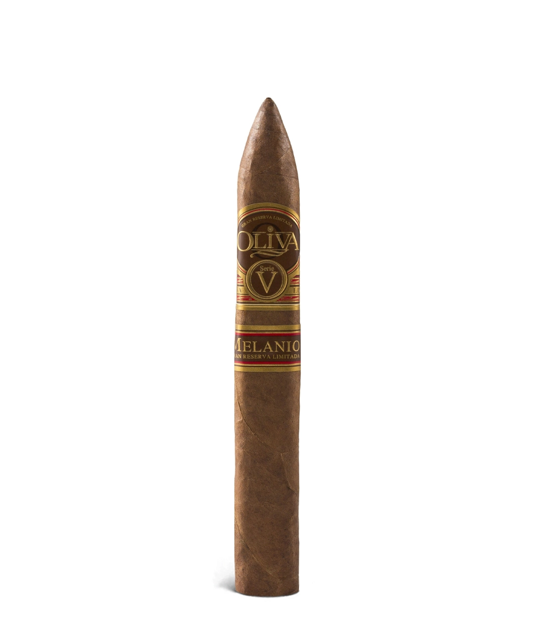 Oliva Serie V Melanio Torpedo Cigar close-up from AuCigars, premium Cuban cigar