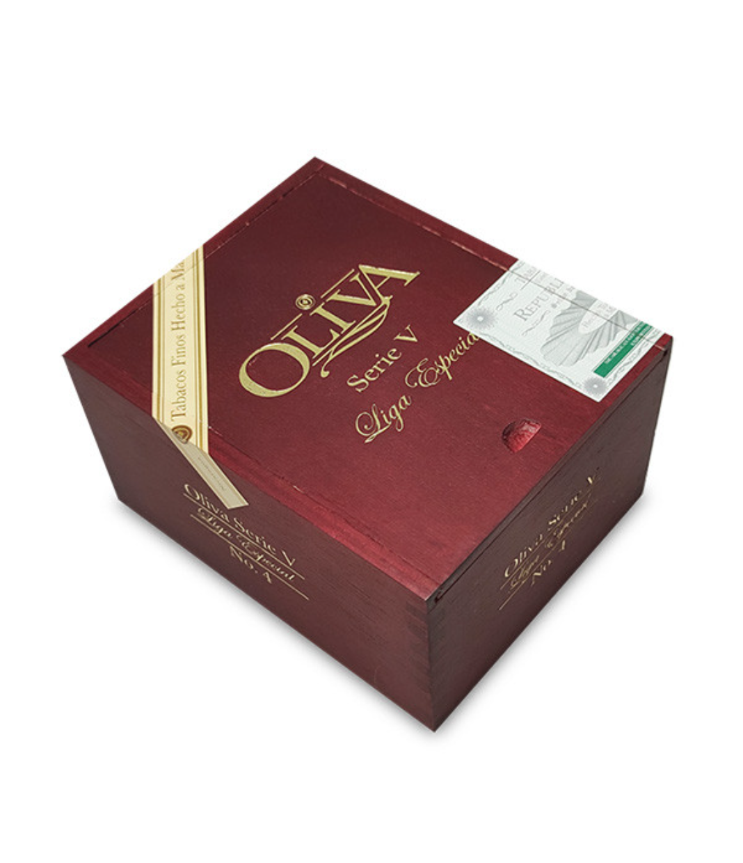 Oliva Serie V No.4 Cigar Box View 2 from AuCigars, premium Cuban cigar