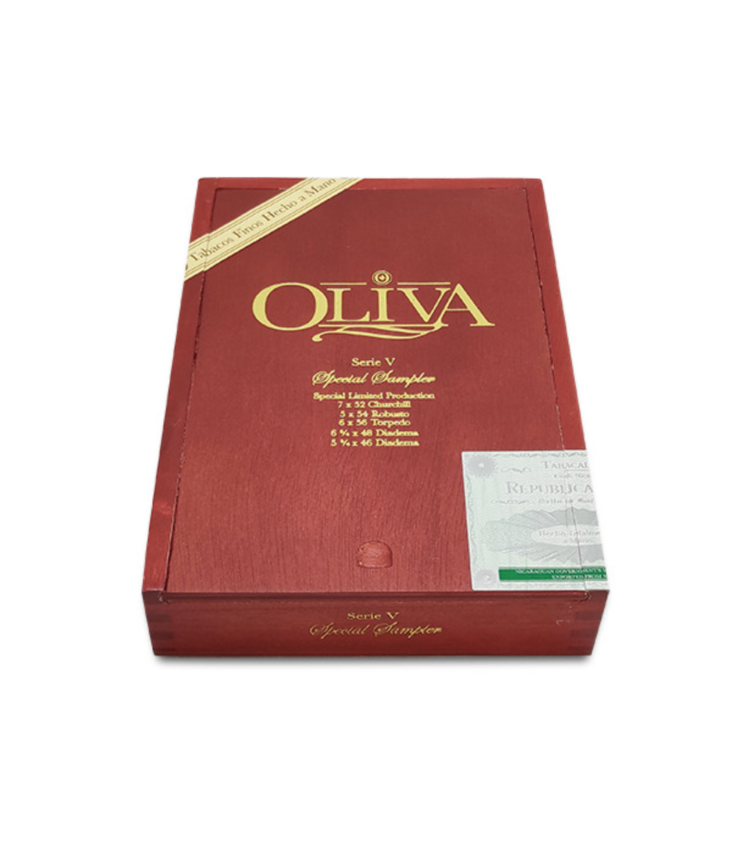 Oliva Serie V Sampler Cigar Box View 2 from AuCigars, premium Cuban cigar