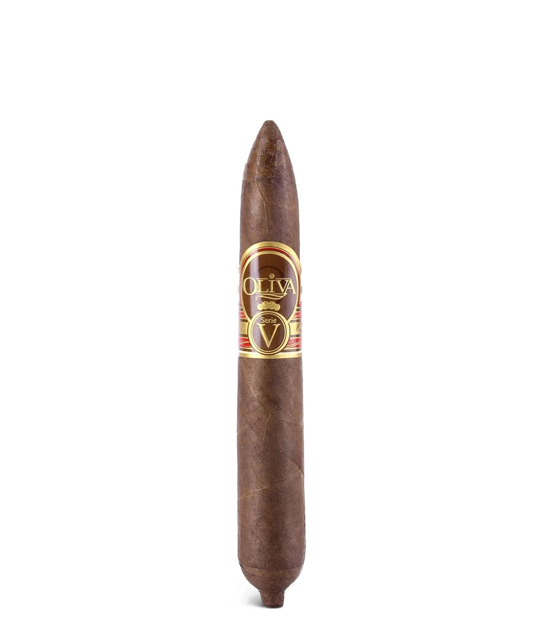 Oliva Serie V Special Figurado Cigar close-up from AuCigars, premium Cuban cigar