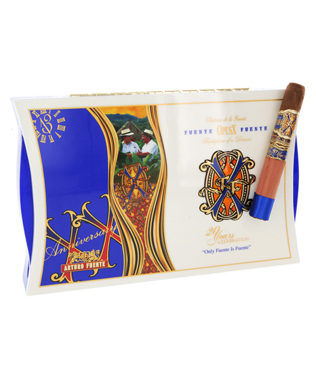 Opus X 20Th Anniversary Believe Cigar Box View 2 from AuCigars, premium Cuban cigar