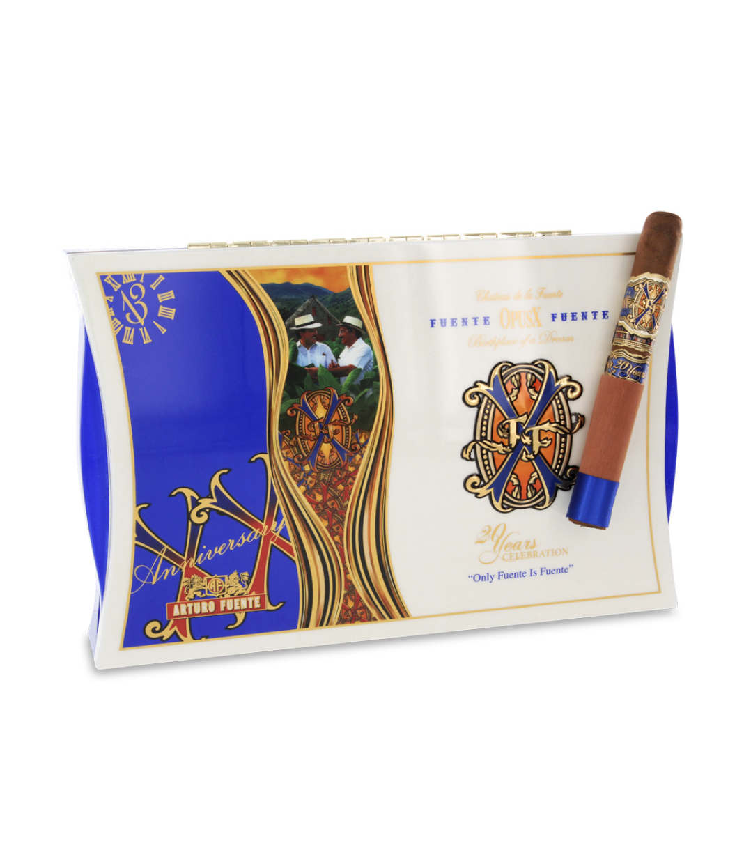 Opus X 20Th Anniversary Father And Son Cigar Box View 2 from AuCigars, premium Cuban cigar