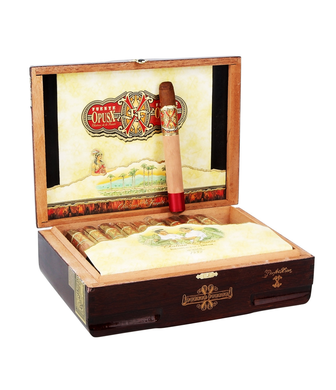 Opus X Angel's Share Perfecxion X Cigar Box of 32 close-up from AuCigars, premium Cuban cigar