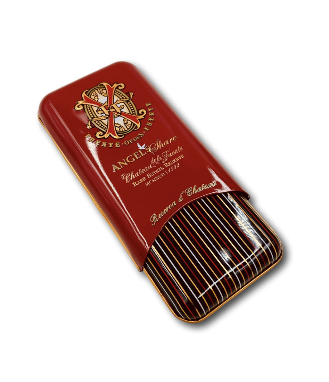 Opus X Angel's Share Reserva D'Chateau Cigar Box View 2 from AuCigars, premium Cuban cigar
