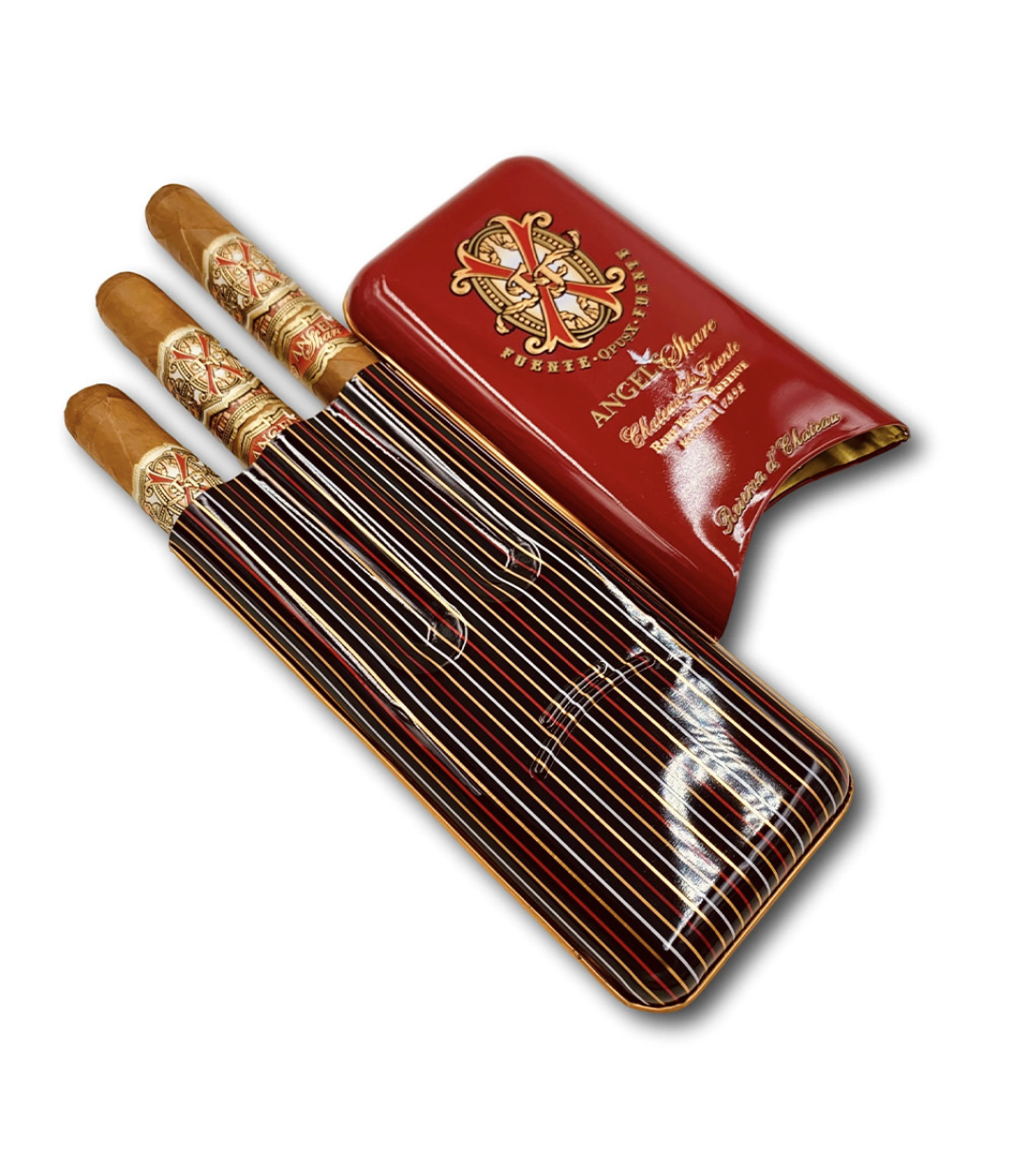 Opus X Angel's Share Reserva D'Chateau Cigar Box View 3 from AuCigars, premium Cuban cigar