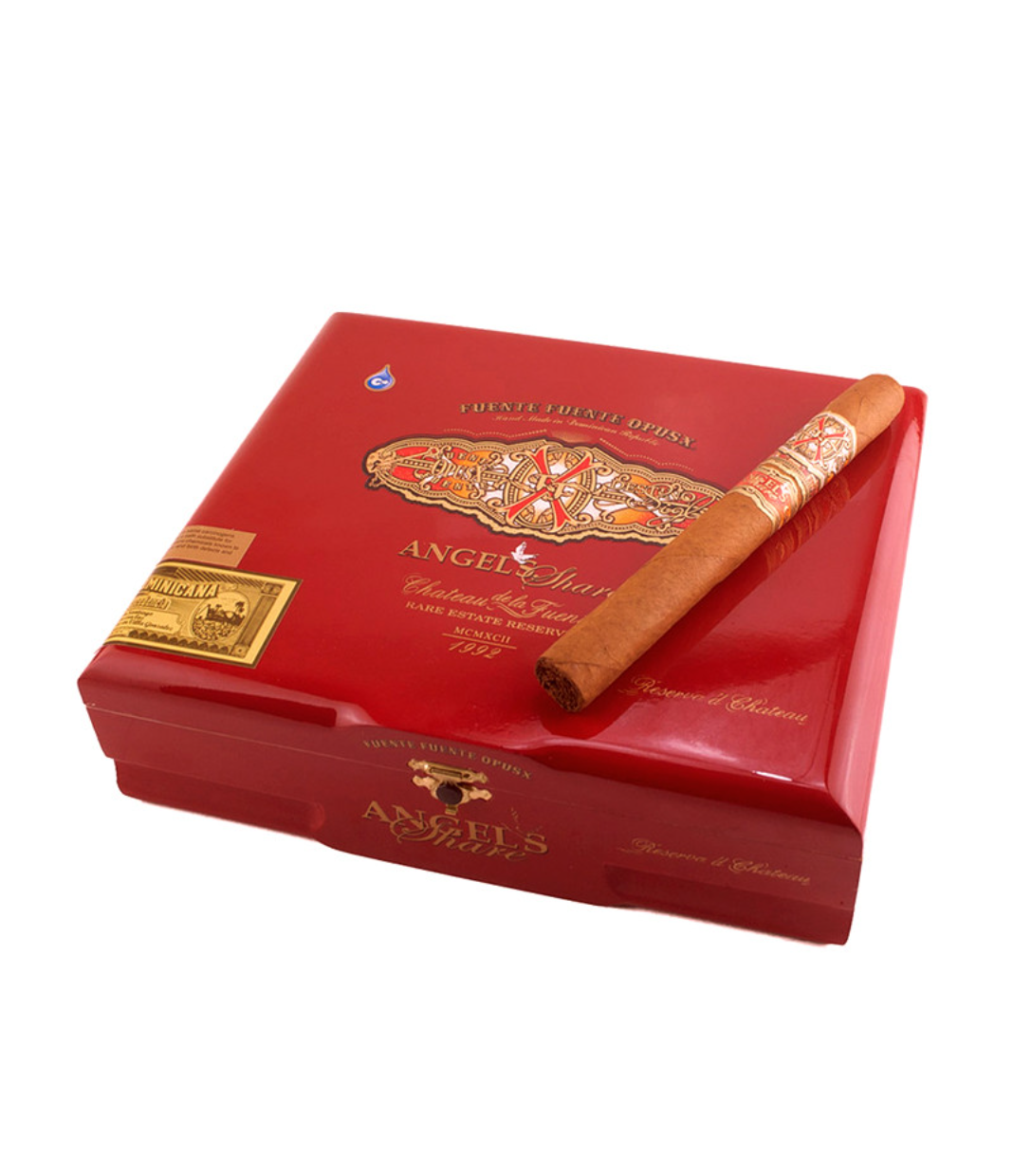 Opus X Angel's Share Reserva D'Chateau Cigar Box View 2 from AuCigars, premium Cuban cigar