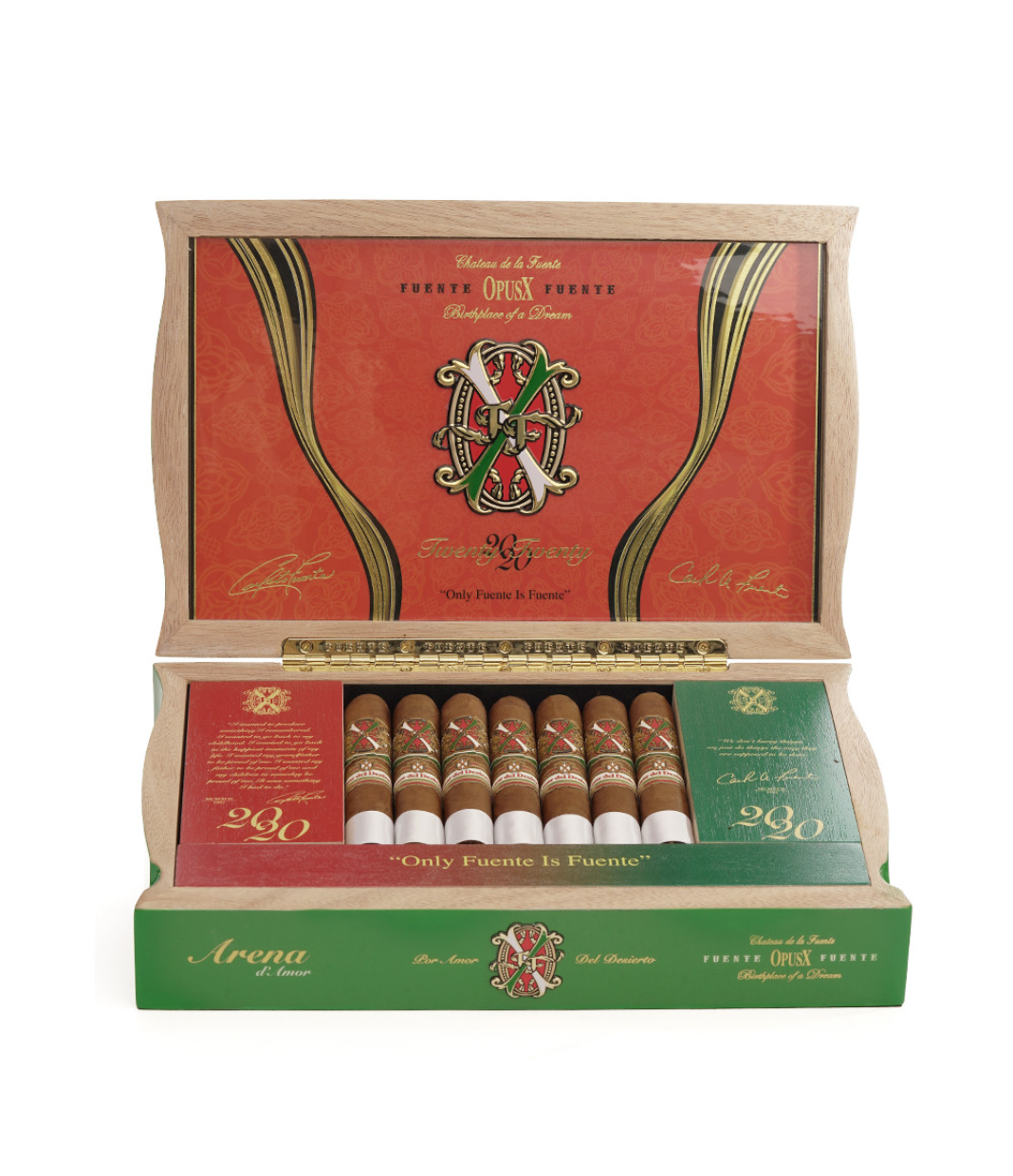 Opus X Arena d'Amor - Dubai Edition Cigar Box View 2 from AuCigars, premium Cuban cigar