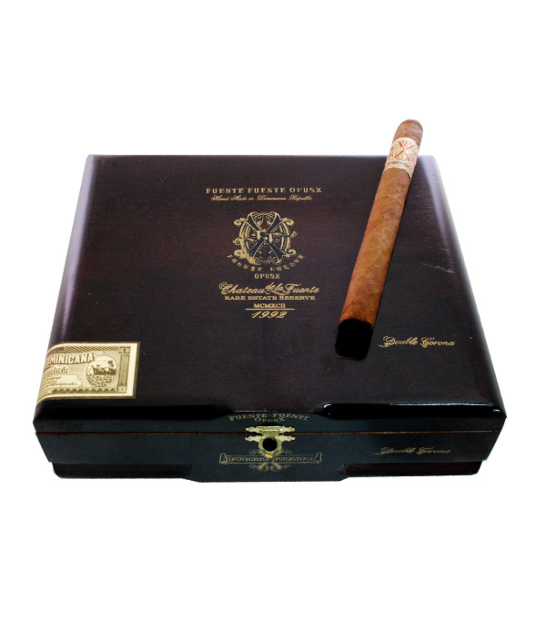 Opus X Double Corona Cigar Box View 2 from AuCigars, premium Cuban cigar