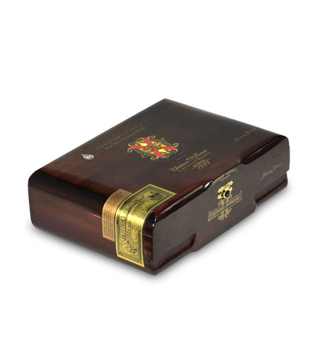 Opus X Fuente Fuente Cigar Box View 2 from AuCigars, premium Cuban cigar