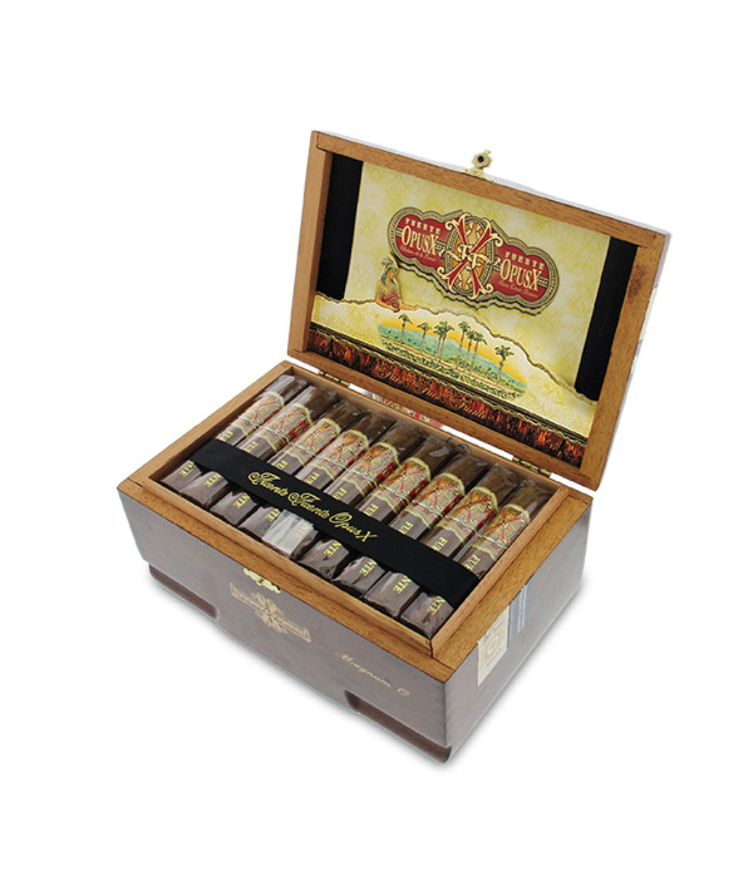 Opus X Magnum O Cigar Box of 36 close-up from AuCigars, premium Cuban cigar