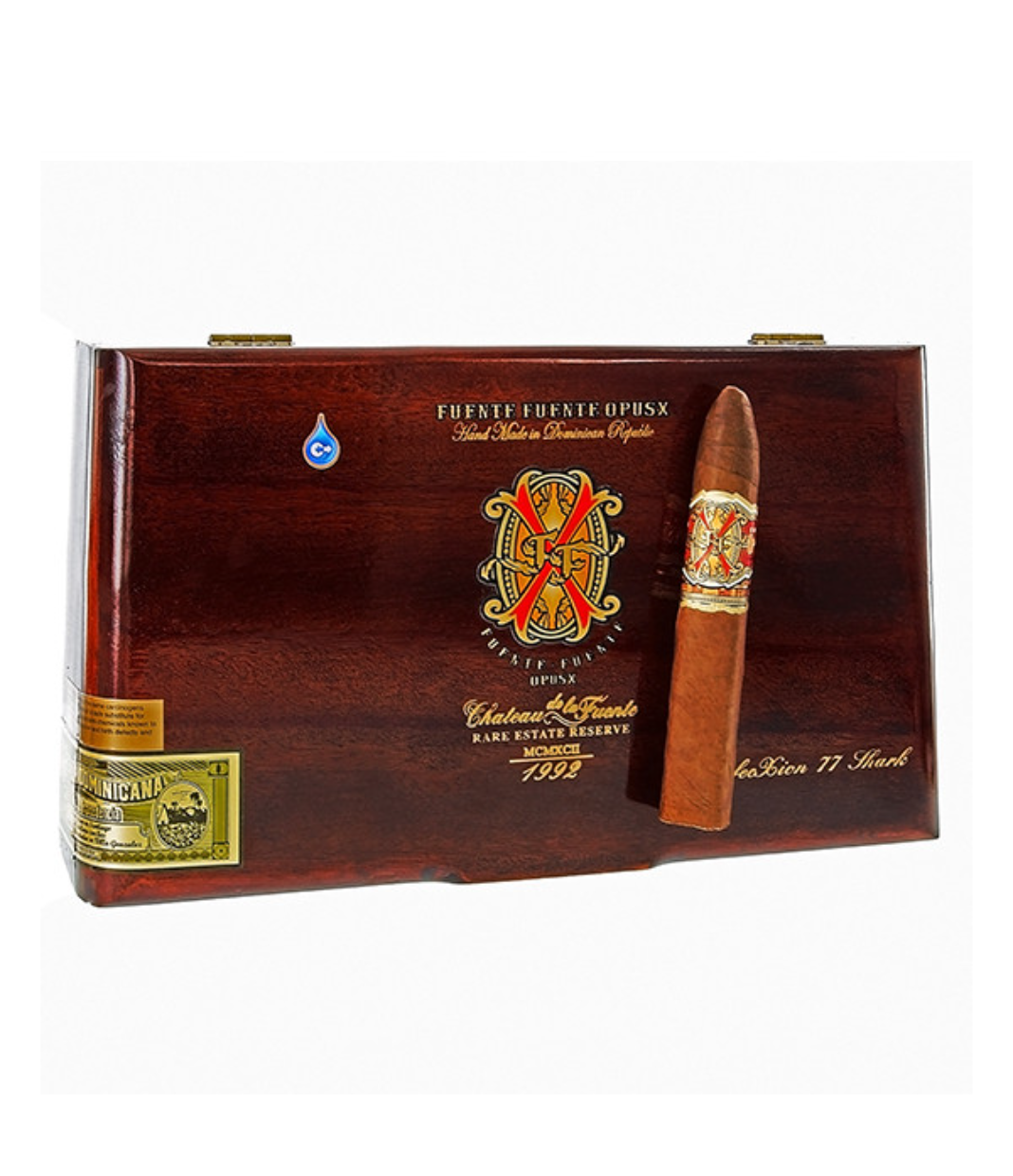 Opus X Perfecxion 77 Shark Cigar Box View 2 from AuCigars, premium Cuban cigar