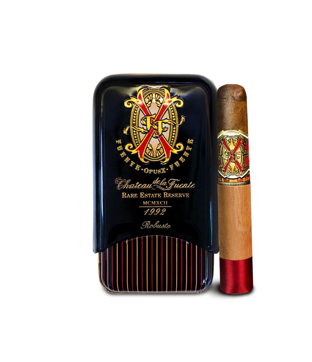 Opus X Robusto Cigar Box View 2 from AuCigars, premium Cuban cigar