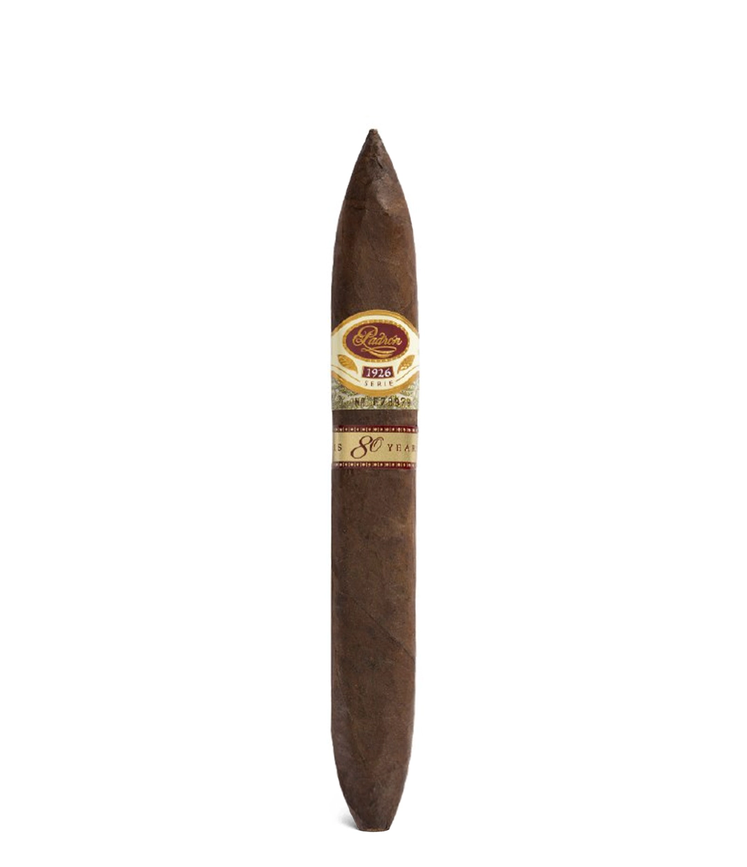 Padron 1926 Series 80th Anniversary Perfecto Cigar close-up from AuCigars, premium Cuban cigar