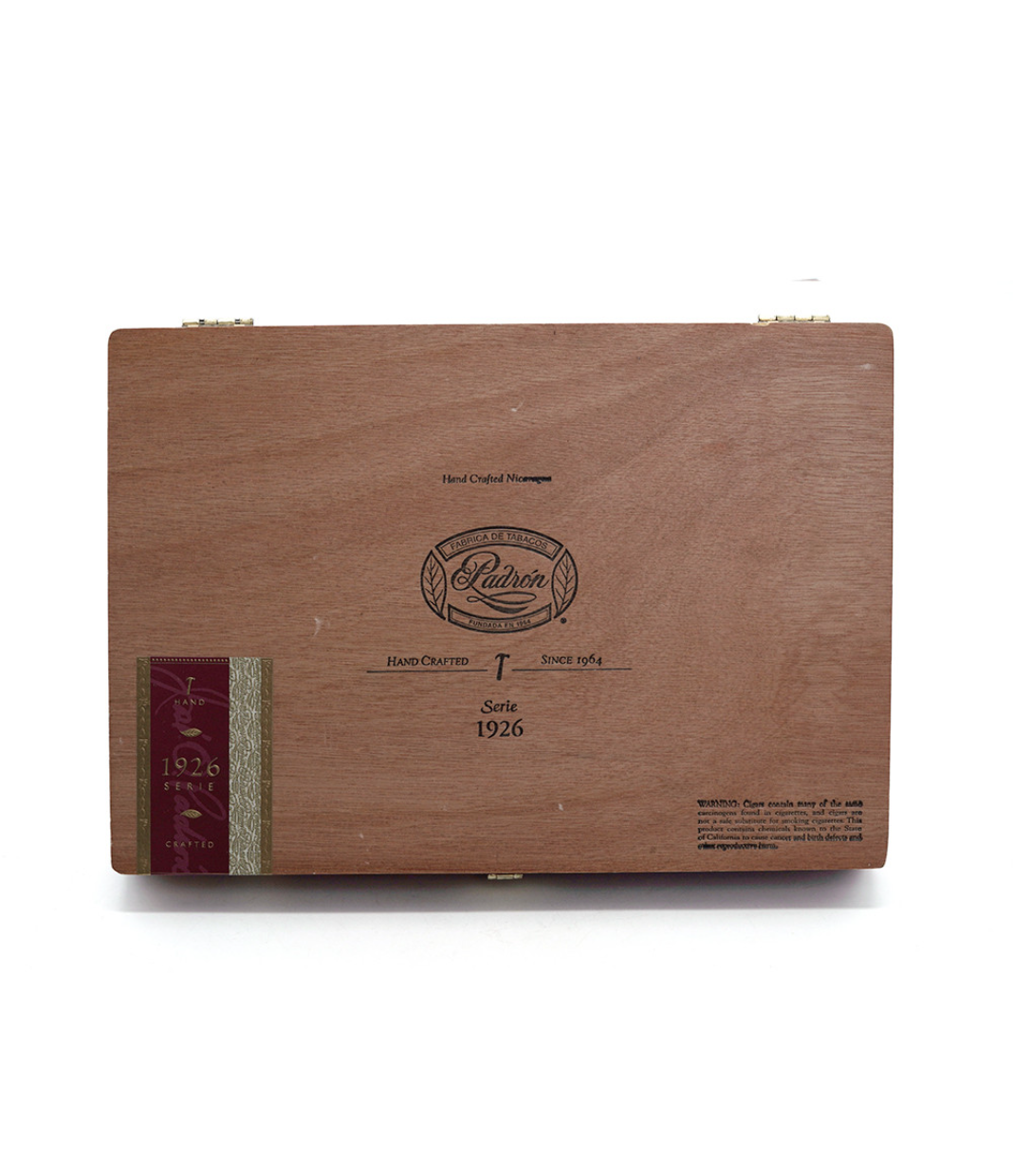 Padron 1926 Serie No. 1 Maduro Cigar Box View 4 from AuCigars, premium Cuban cigar