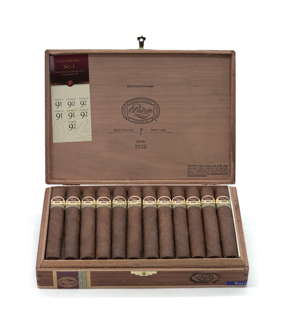 Padron 1926 Serie No. 1 Cigar Box View 2 from AuCigars, premium Cuban cigar